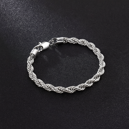 14K Rope Chain Bracelet