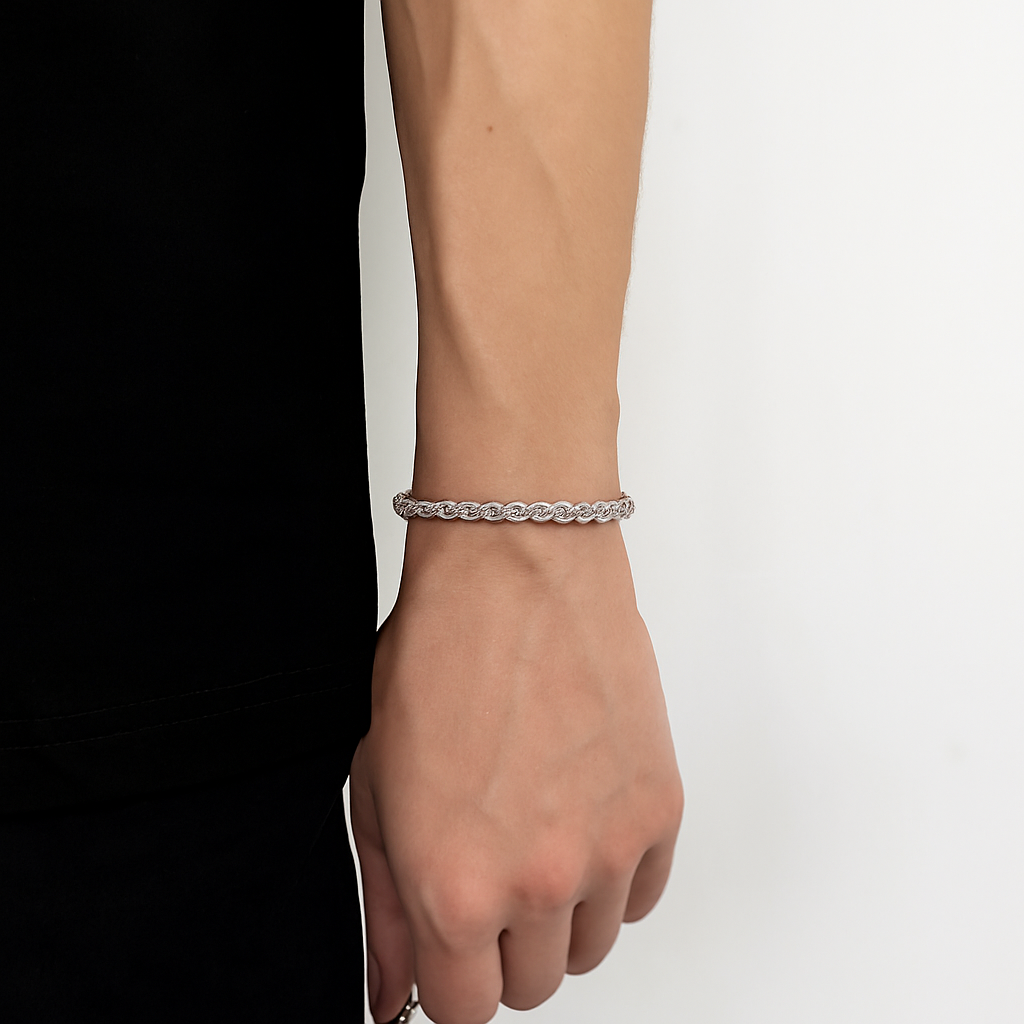 14K Rope Chain Bracelet