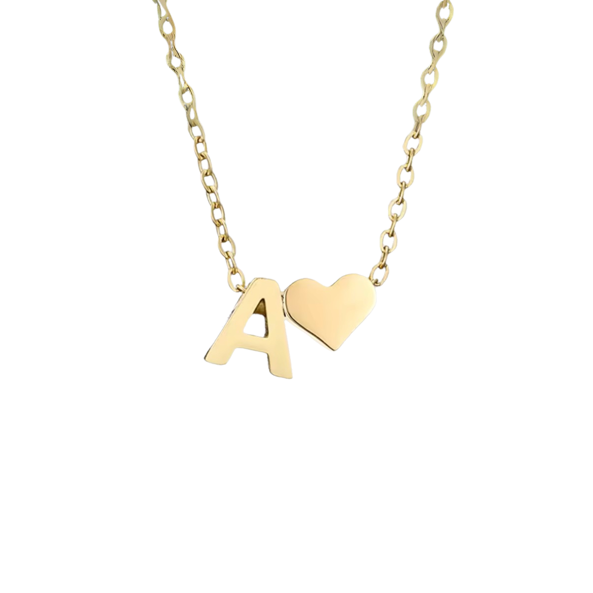 Adori Heart Initial Necklace