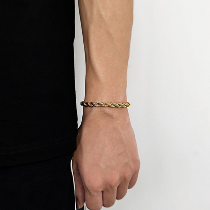 14K Rope Chain Bracelet
